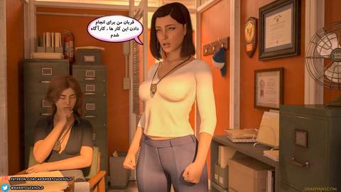 Eine iranische Milf genießt Oralsex, Handarbeit und massive Ejakulationen in 3D-Cartoon-Pornos