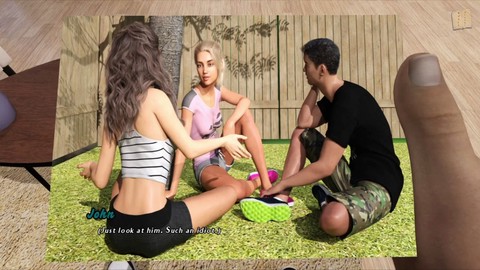 Blonde plantureuse dans des scènes d'anime pour adultes avec de gros seins naturels