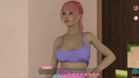 Ayudando a las hermosas damas en este juego de novela visual