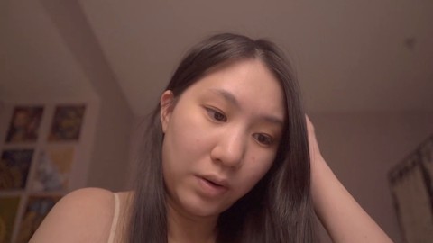 Die süße japanische Schönheit Alize Zaide bringt beruhigende ASMR-Vibes.