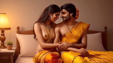 Das Dorfmädchen Sexyvishali erlebt zum ersten Mal enge Vaginalpenetration.