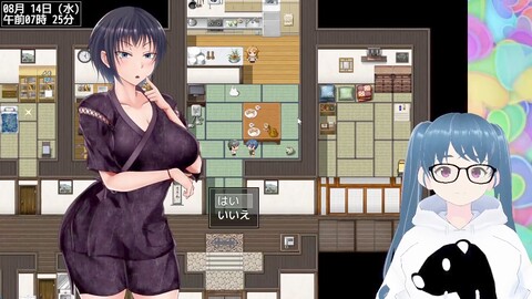 Anime-Mädchen mit großen Brüsten in heißem Manga-Porno