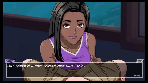 Harem-themed animated porn game adventure in paradise